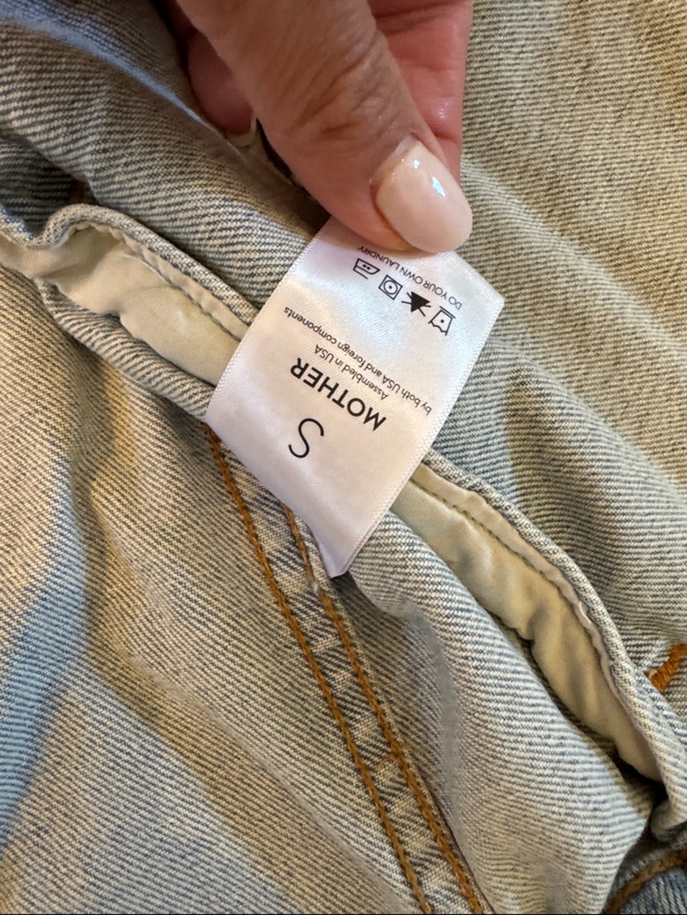 Mother Superior ‘THE DRIFTER' Light Wash Denim Vest fast as a mother-New-S - Picture 7 of 10